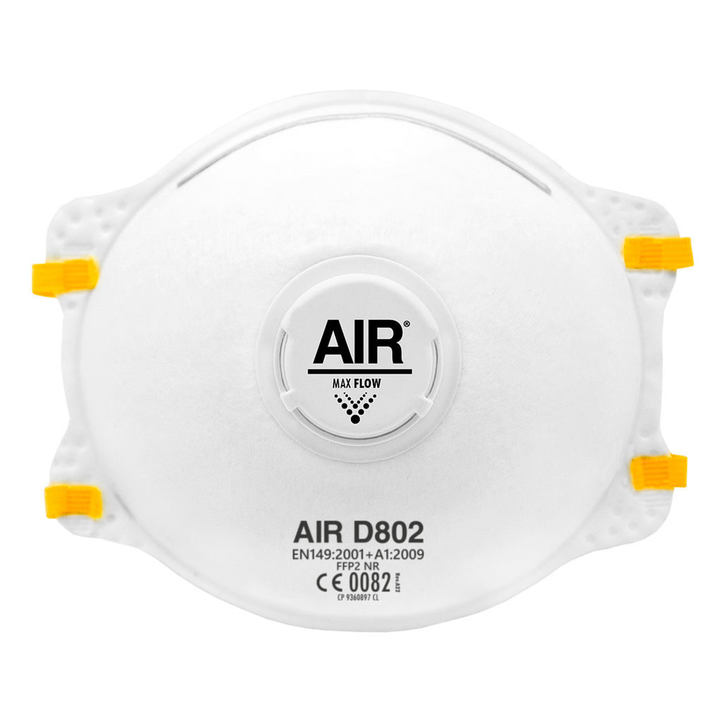 RESPIRADOR DESCARTABLE AIR D802 FFP2 NR CON VÁLVULA (GEN II)