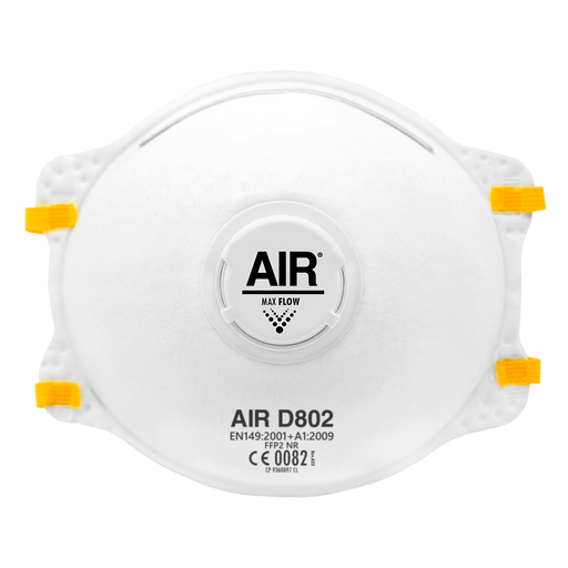 [1018] RESPIRADOR DESCARTABLE AIR D802 FFP2 NR CON VÁLVULA (GEN II)