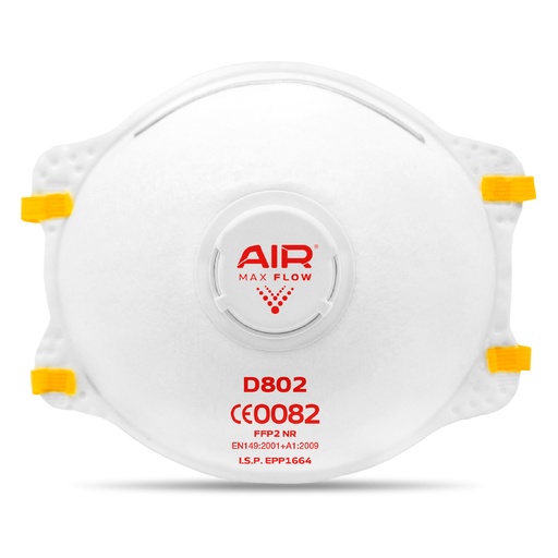 [1080] RESPIRADOR DESCARTABLE AIR D802 FFP2 NR CON VÁLVULA (GEN III)